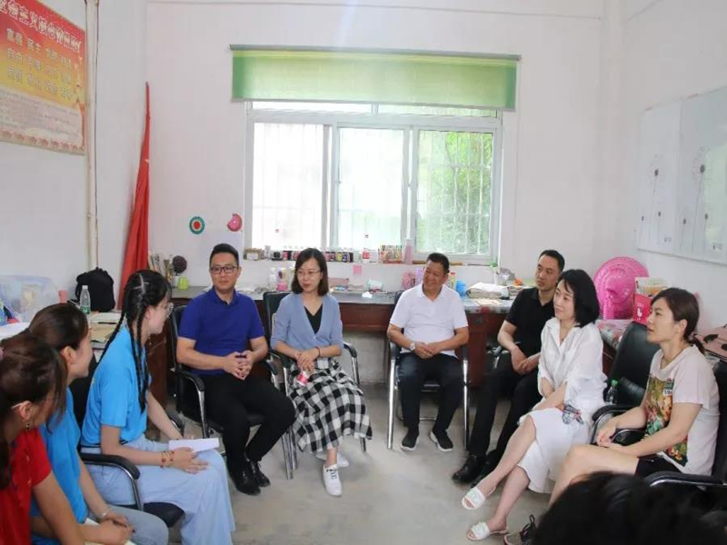 校团委老师与武庄小学宋攀立校长进行交流 ms88明升
